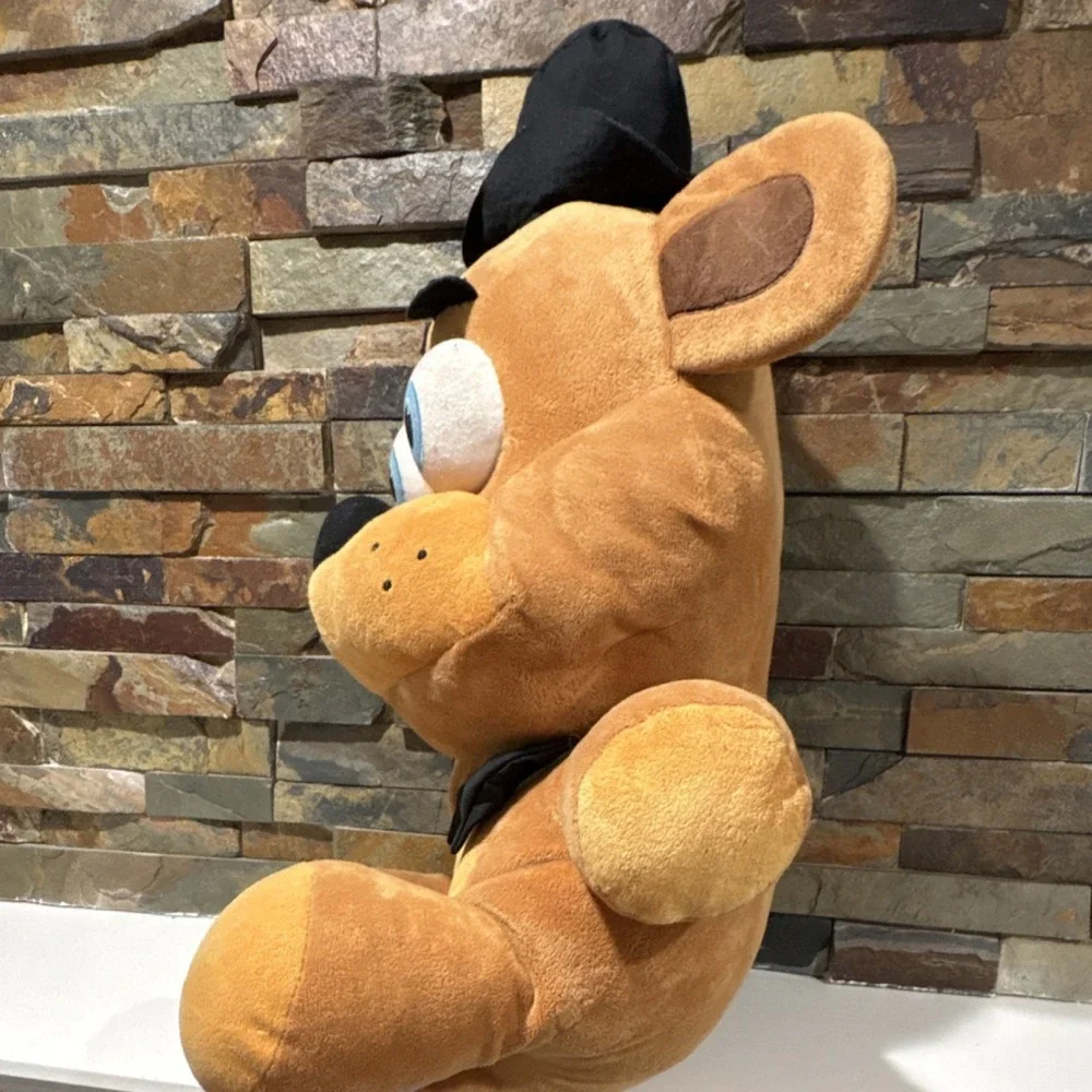 Freddy Fazbear Plush Doll Soft Toy Five Nights at Freddy's Black Hat Bow Tie